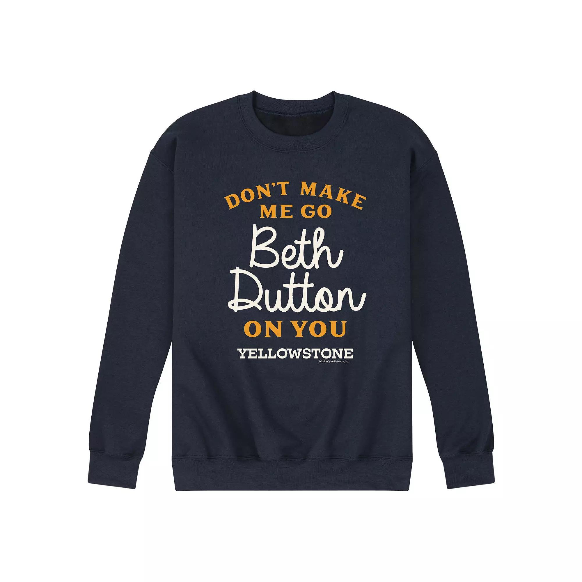 Disneys Mickey Mouse & Friends Mens Friends And Leftovers Fleece Sweatshirt Blue Product Image