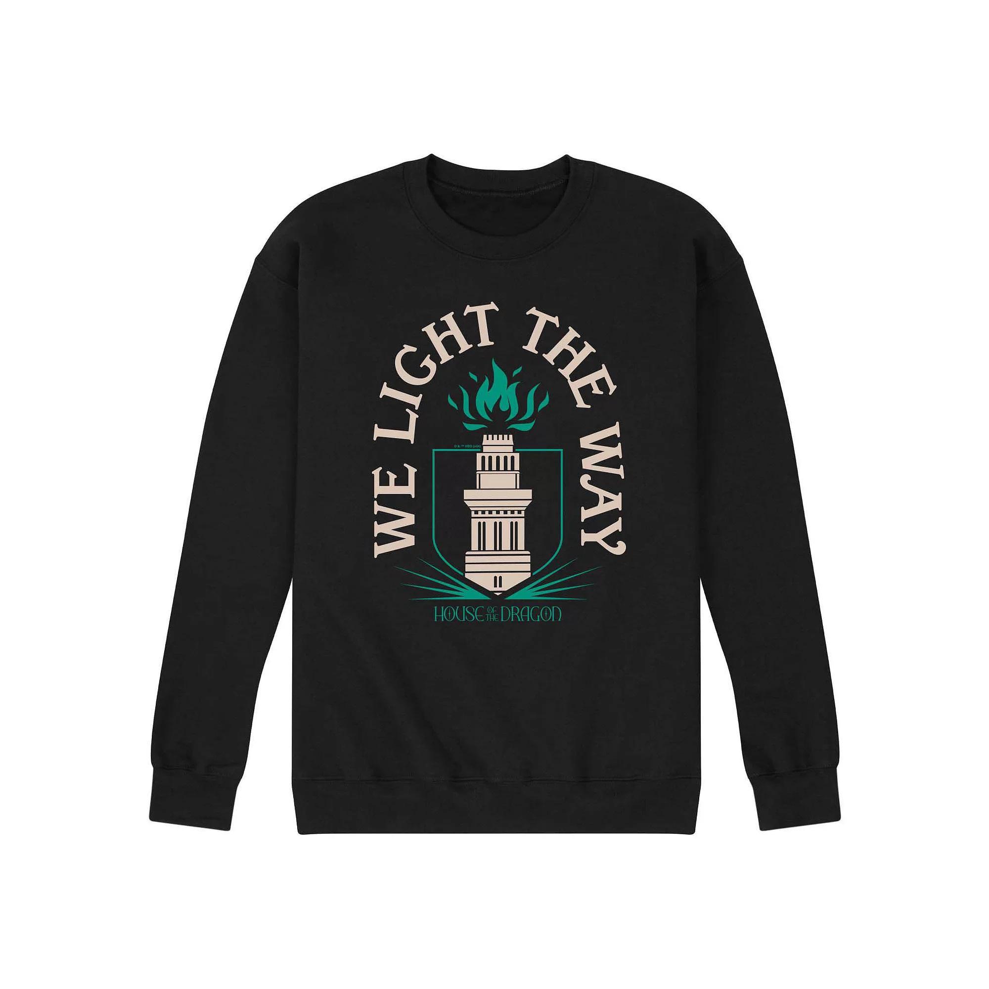 Mens House Of The Dragon We Light The Way Fleece Sweatshirt Product Image