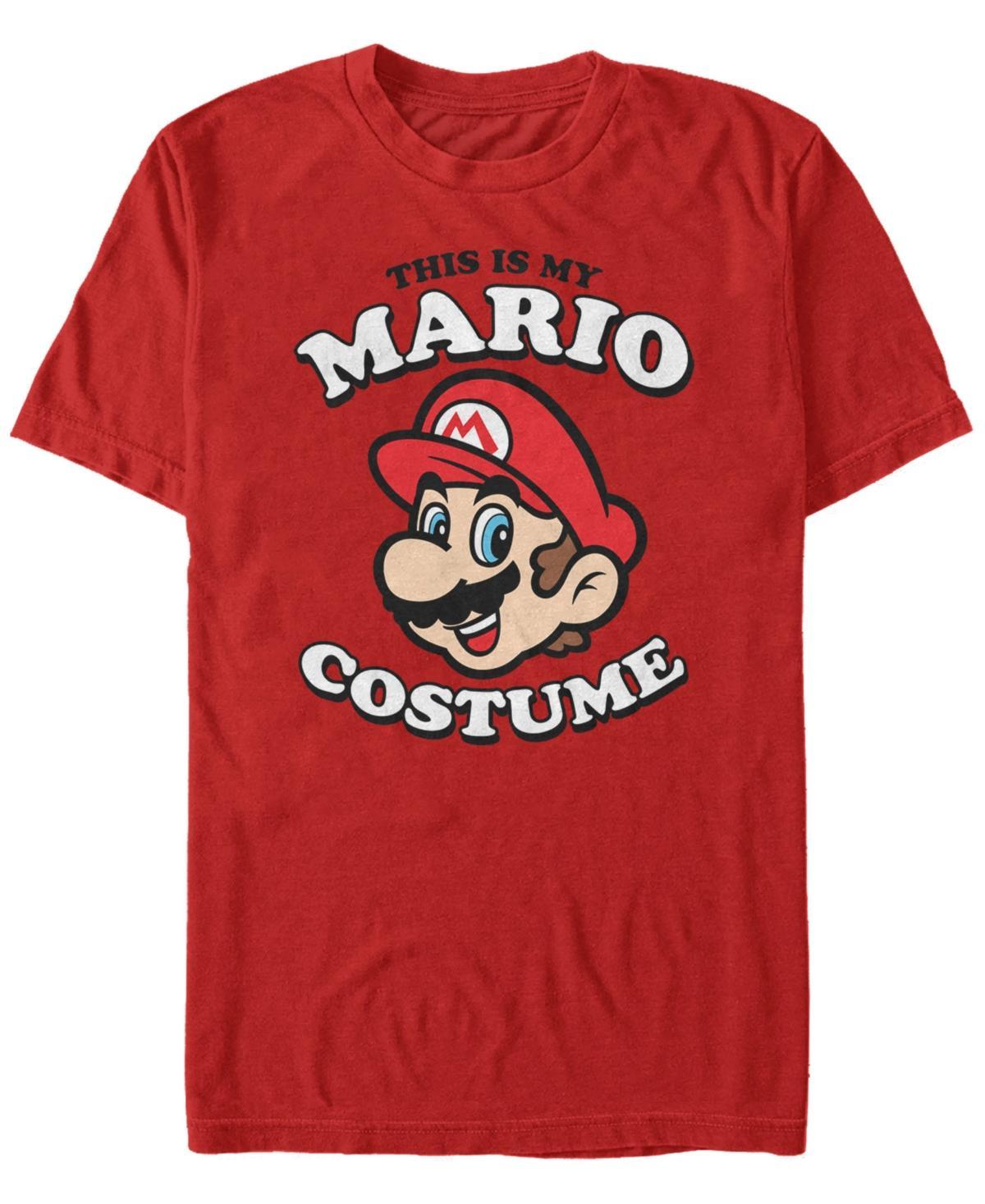 Men's Nintendo This Is My Mario Costume Tee, Size: Medium, Red Product Image