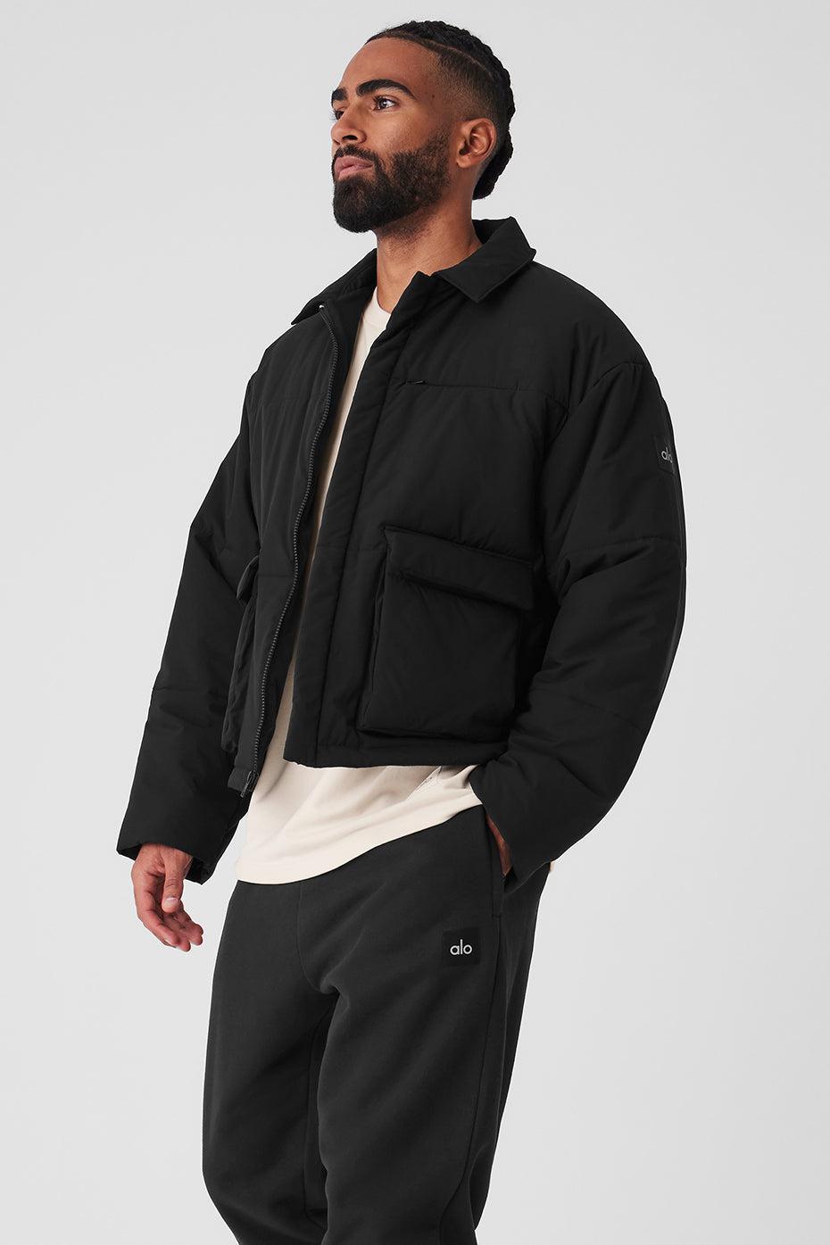 Voyage Utility Cargo Jacket - Black Product Image
