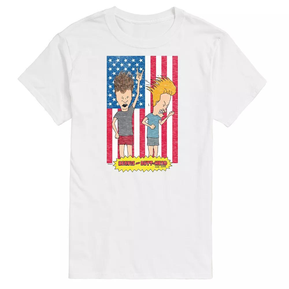Big & Tall Beavis & Butthead Americana Tee, Mens Product Image