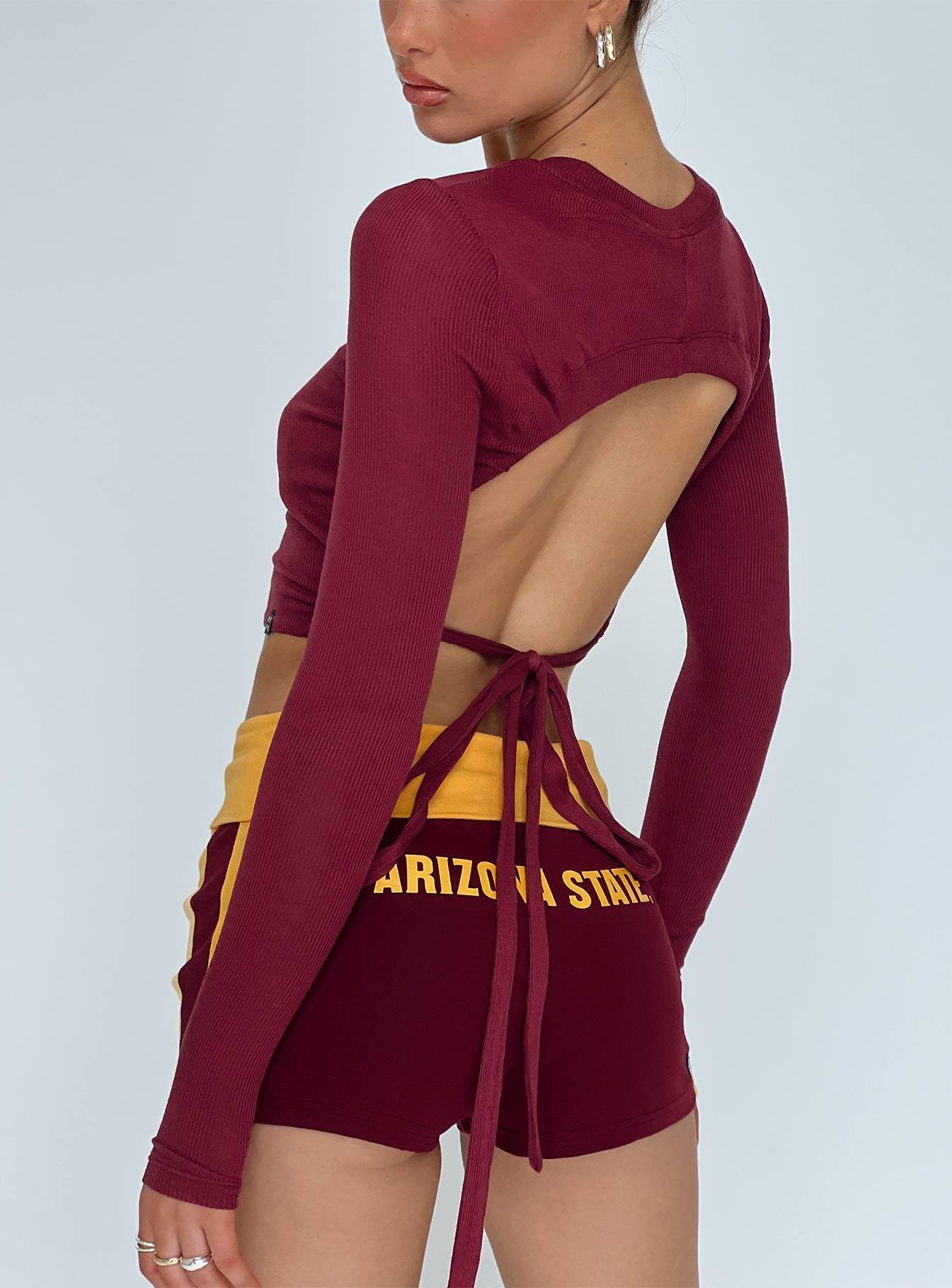 ASU Bring It Back Top Maroon Product Image