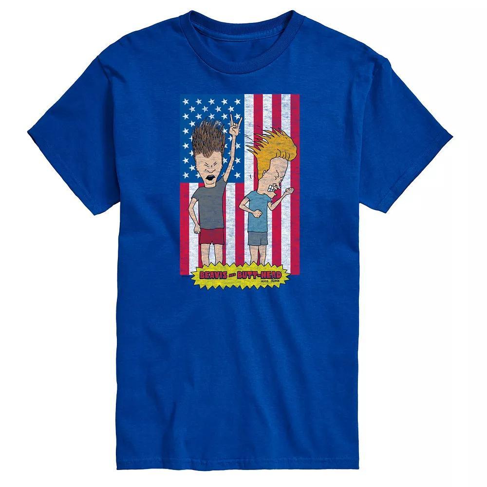Big & Tall Beavis & Butthead Americana Tee, Mens Product Image