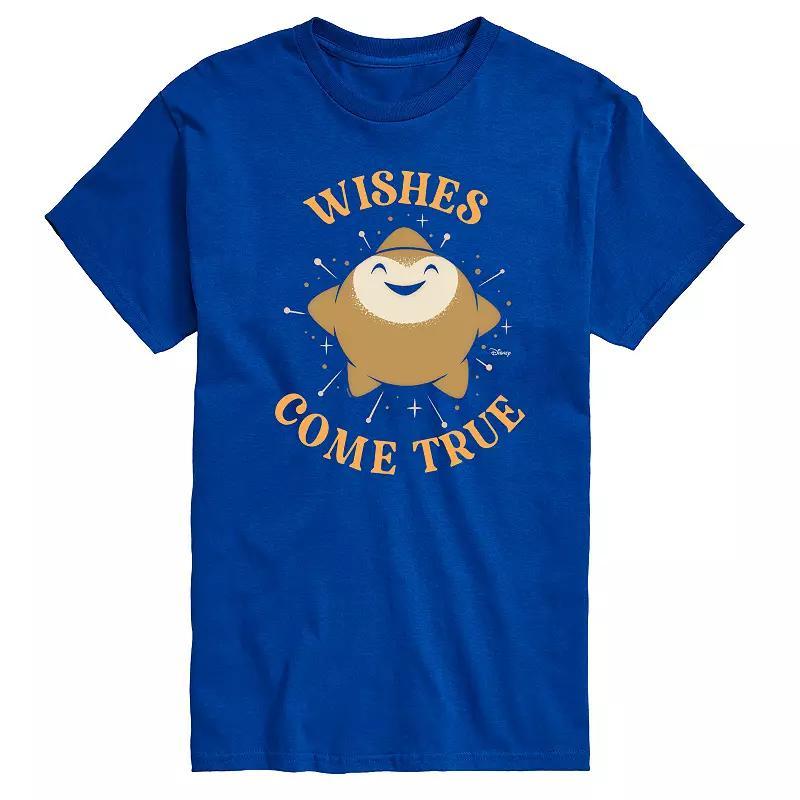 Disneys Wish Star Mens Wishes Come True Graphic Tee Product Image