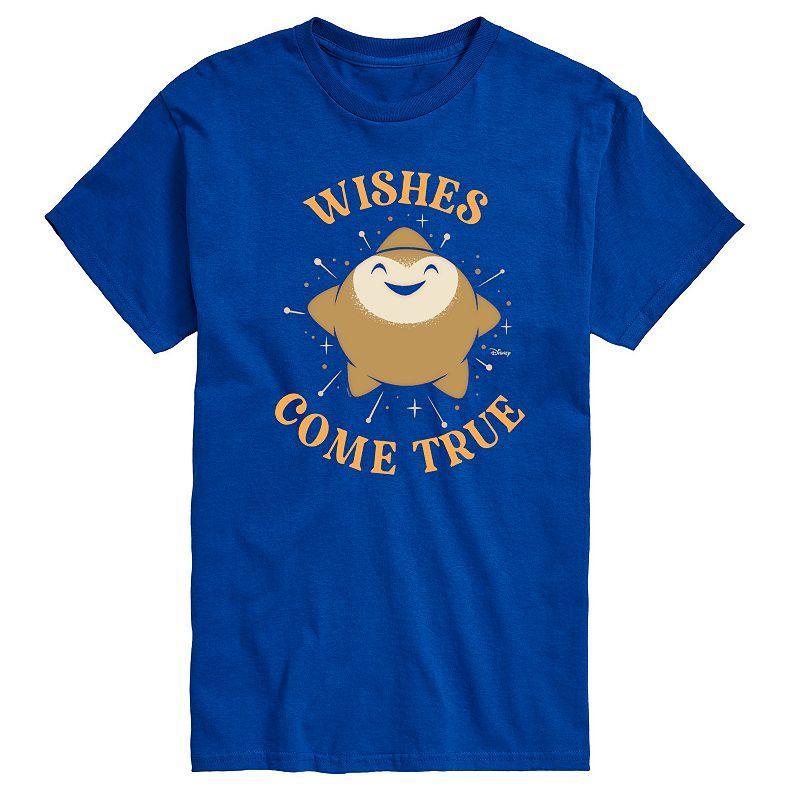 Disneys Wish Star Mens Wishes Come True Graphic Tee Product Image