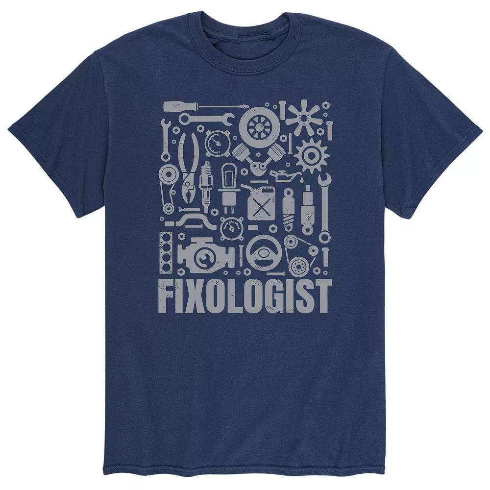 Men's Fixologist Tee, Size: Small, Blue Product Image