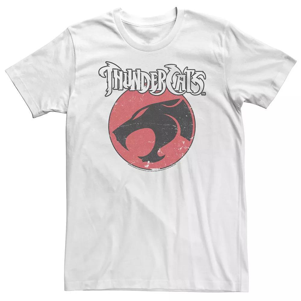Big & Tall ThunderCats Logo Outline Tee, Men's, Size: 4XL, White Product Image
