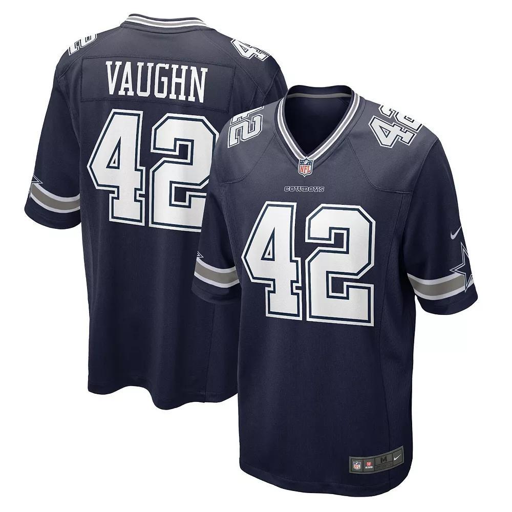 Men's Nike Deuce Vaughn Navy Dallas Cowboys Game Jersey, Size: Large, Blue Product Image