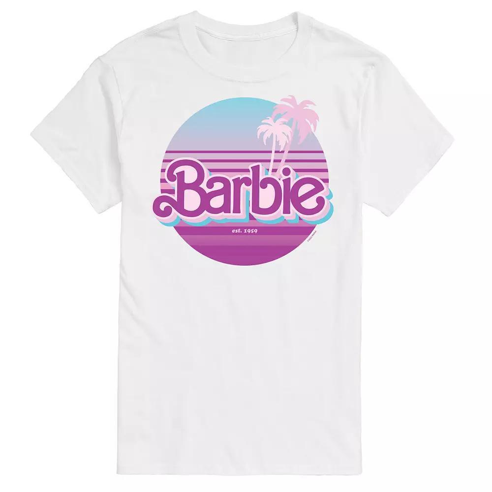 Big & Tall Barbie Dream Summer Graphic Tee, Mens Product Image