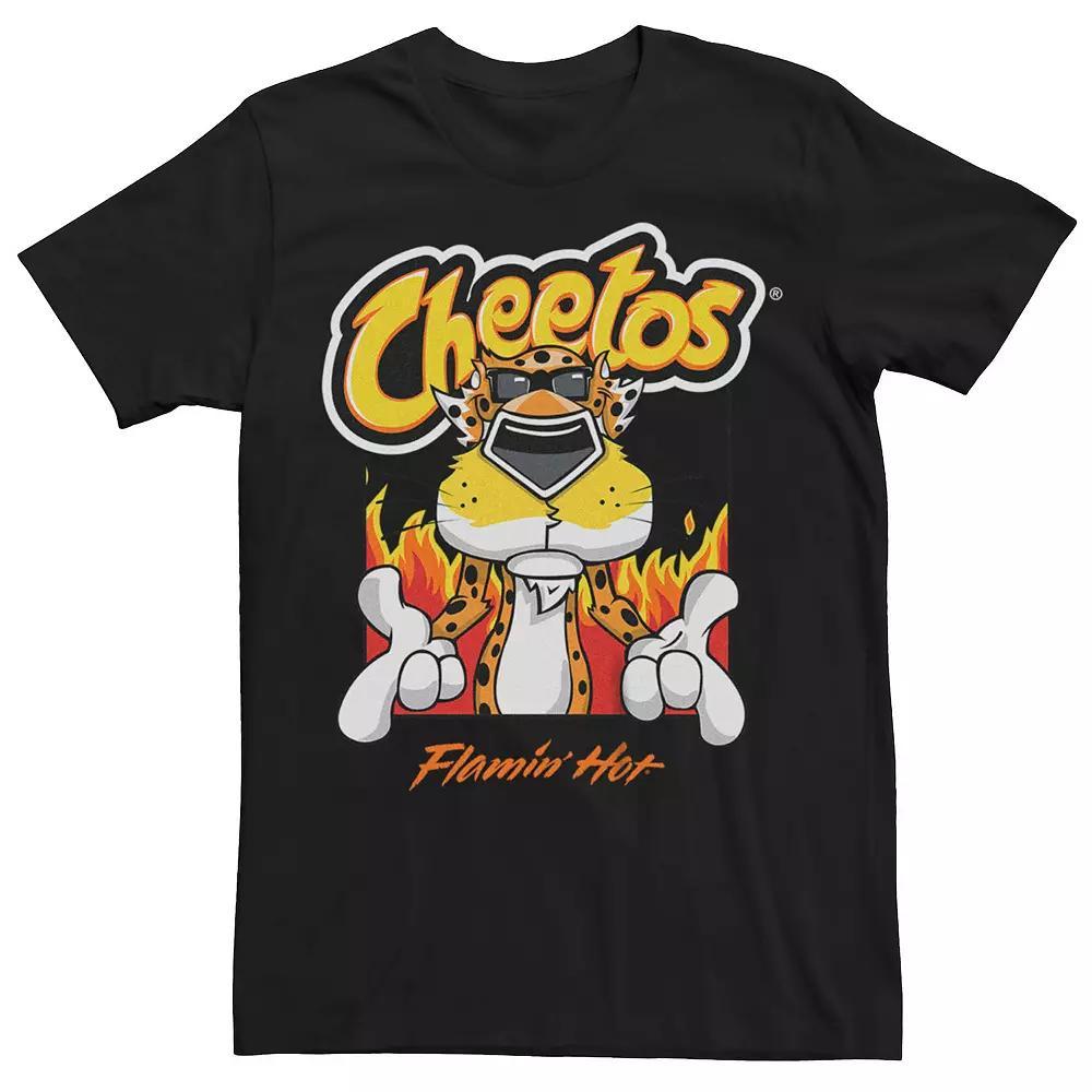 Big & Tall Chester Cheetos Flamin' Hot Graphic Tee, Men's, Size: XL Tall, Black Product Image