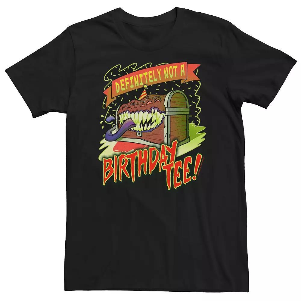 Big & Tall Wizards of the Coast - Dungeons & Dragons Definitely Not A Birthday Tee, Men's, Size: Large Tall, Black Product Image