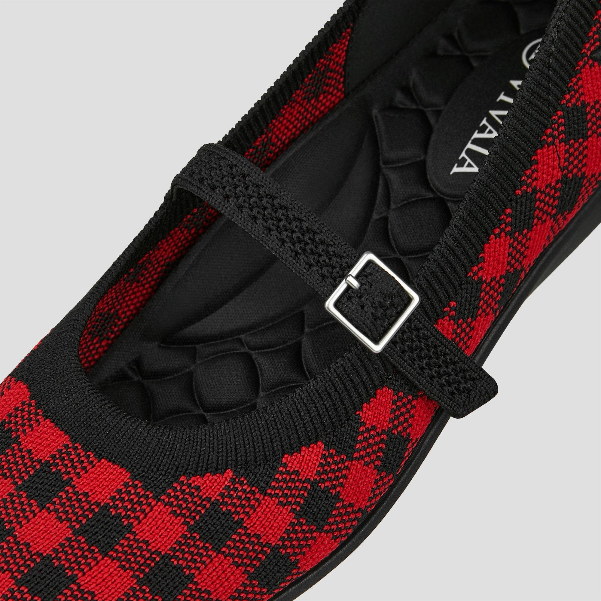 Lightweight Round-Toe Flats (Claire Walker Mary-Jane) Product Image
