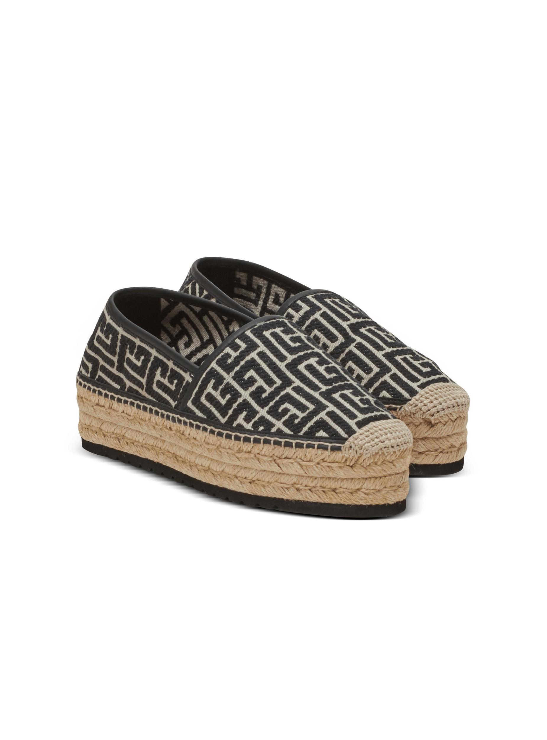 Alex espadrilles with jacquard monogram Product Image