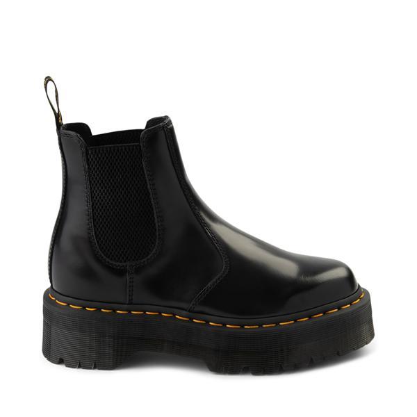 Dr. Martens Womens 2976 Quad Leather Family Matching Platform Chelsea Boots Product Image