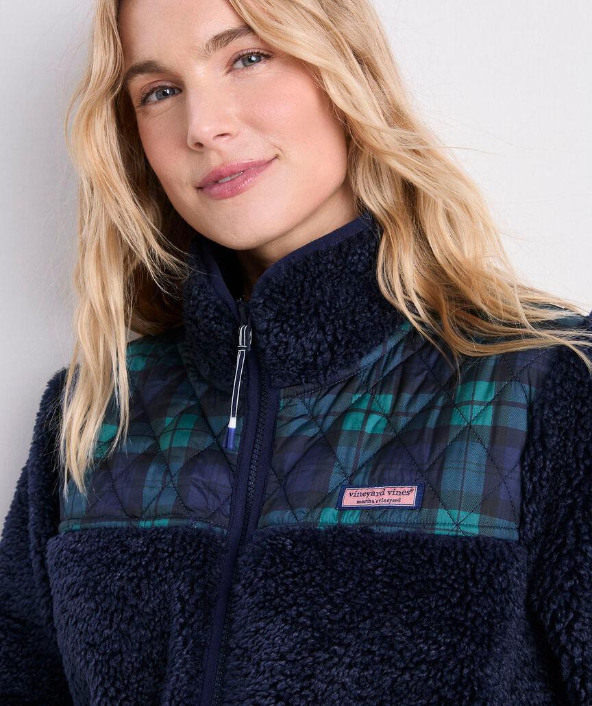 Heritage High-Pile Fleece Mixed Print Jacket Product Image