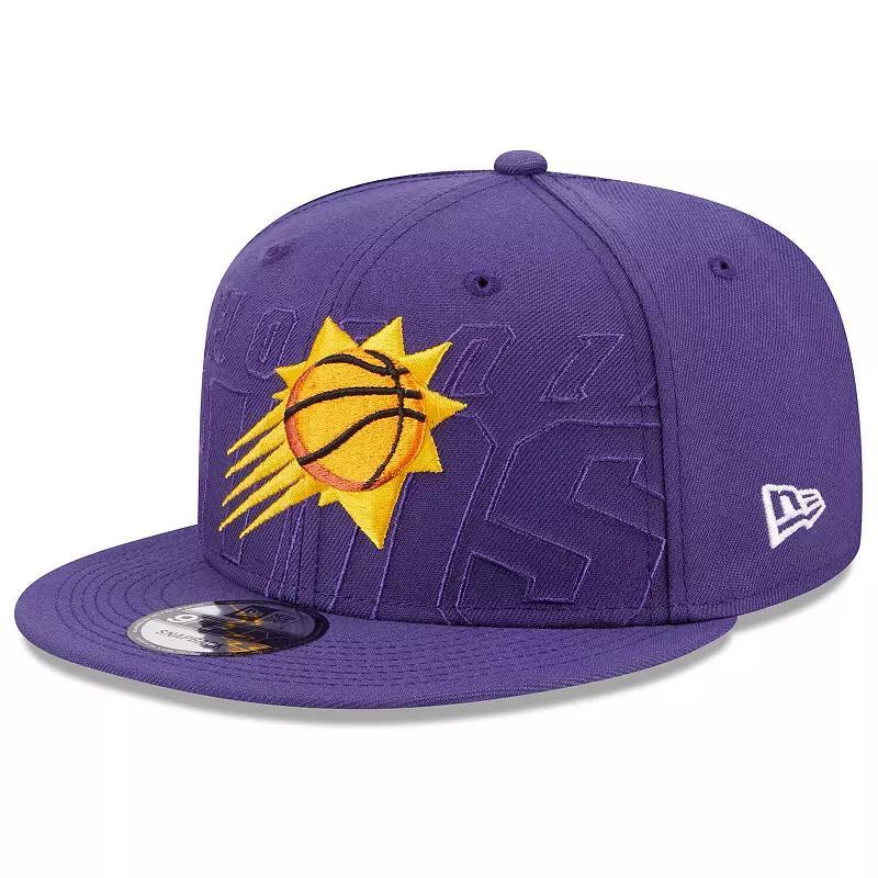 New Era Mens Phoenix Suns New Era Suns Draft 23 Snapback - Mens Purple/White Product Image