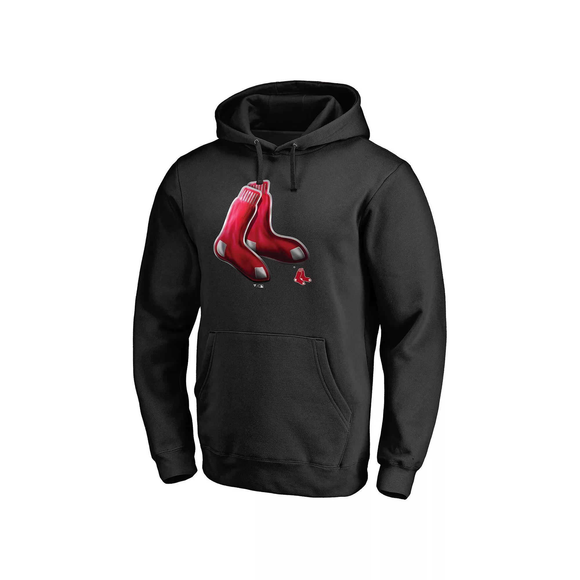 Mens Fanatics Branded Boston Red Sox Midnight Mascot Pullover Hoodie Product Image