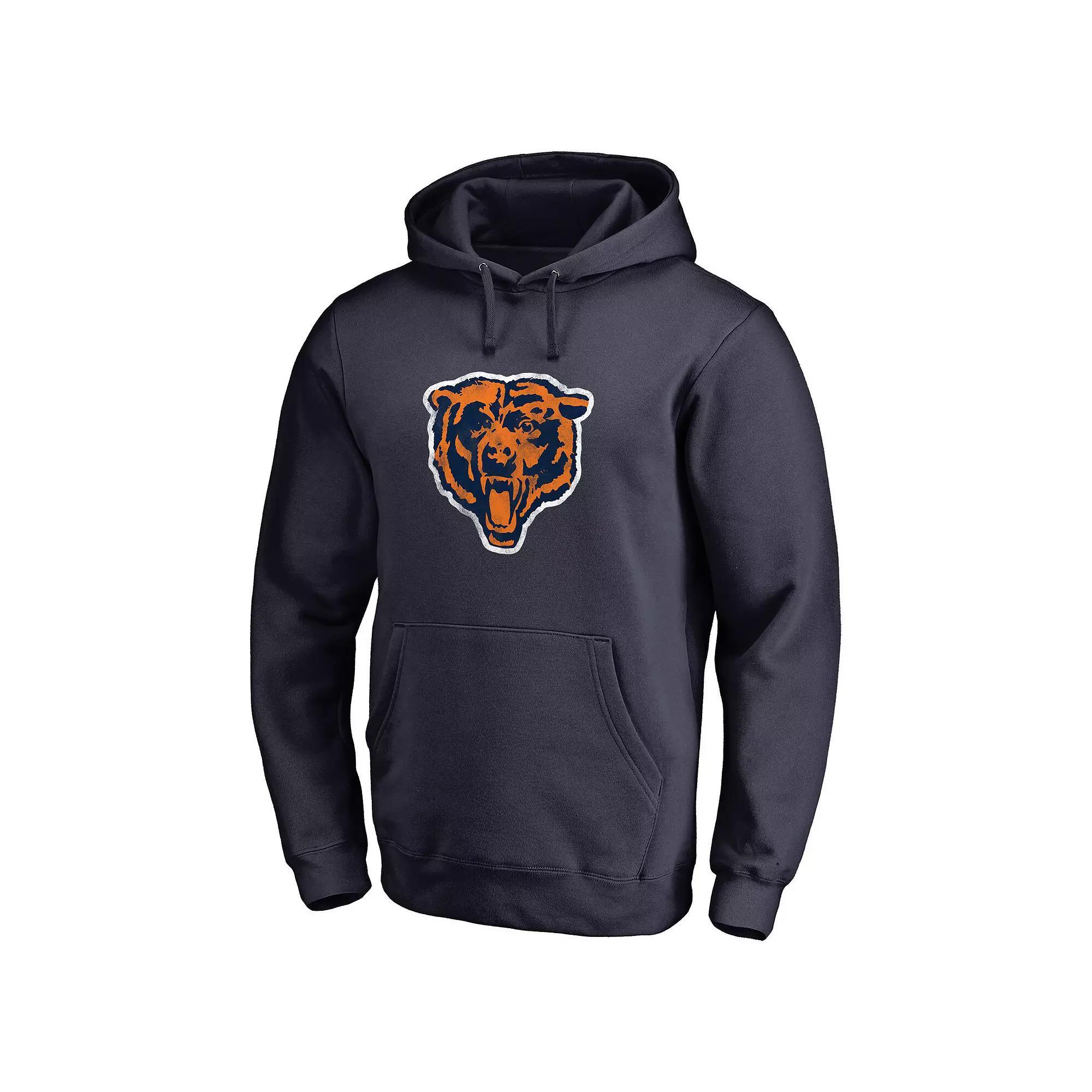 Men's Fanatics Branded Navy Atlanta Braves Static Logo Pullover Hoodie, Size: 2XL, Blue Product Image