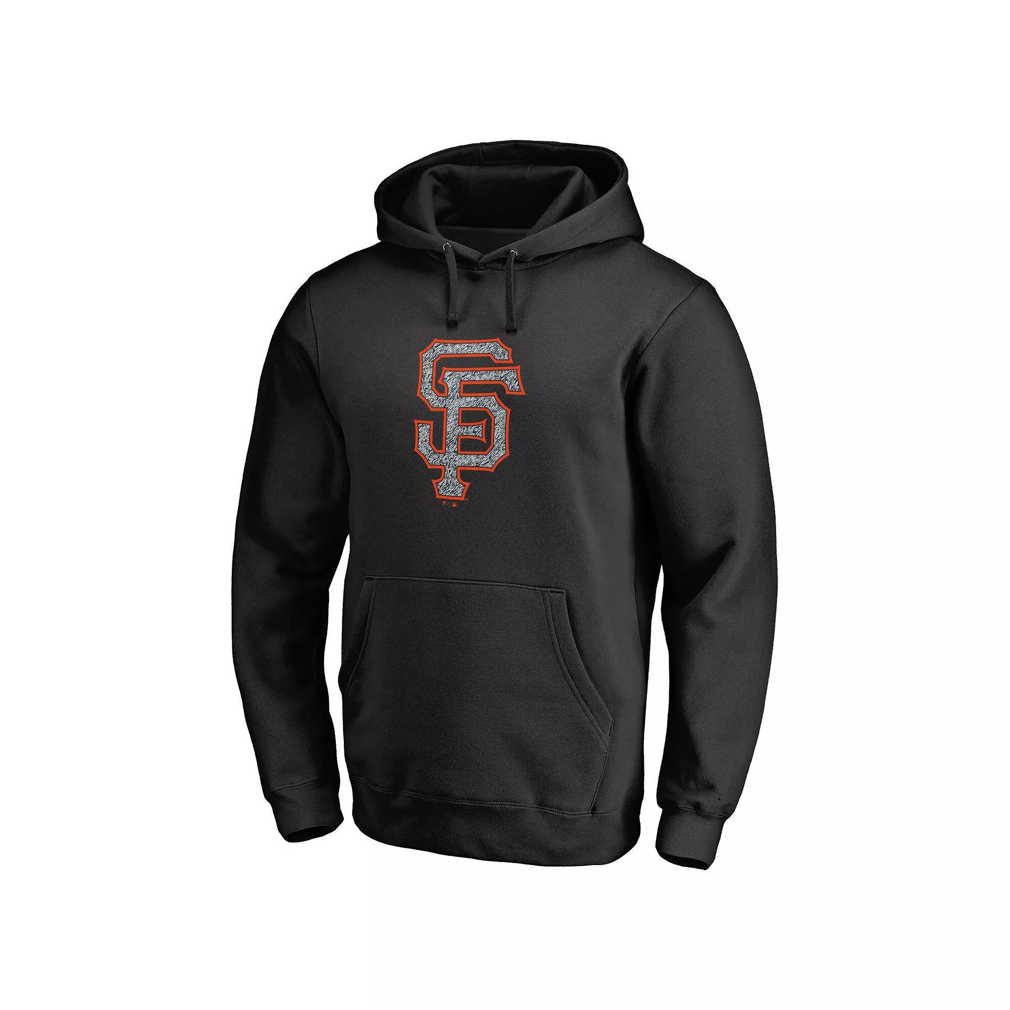 Men's Fanatics Branded Black San Francisco Giants Static Logo Pullover Hoodie, Size: Medium Product Image