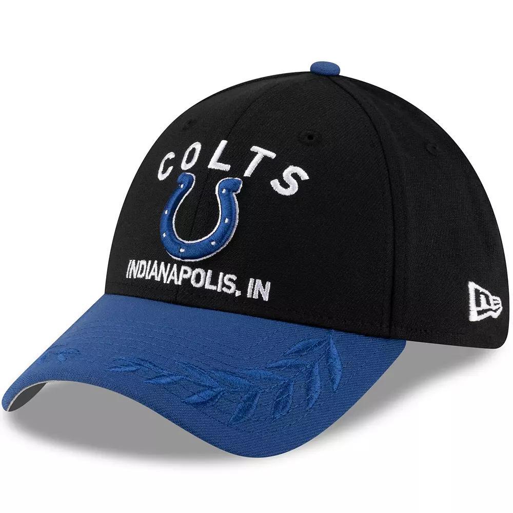 Men's New Era  Black/Royal Indianapolis Colts 2025 NFL Draft 39THIRTY Flex Hat, Size: Large/XL Product Image