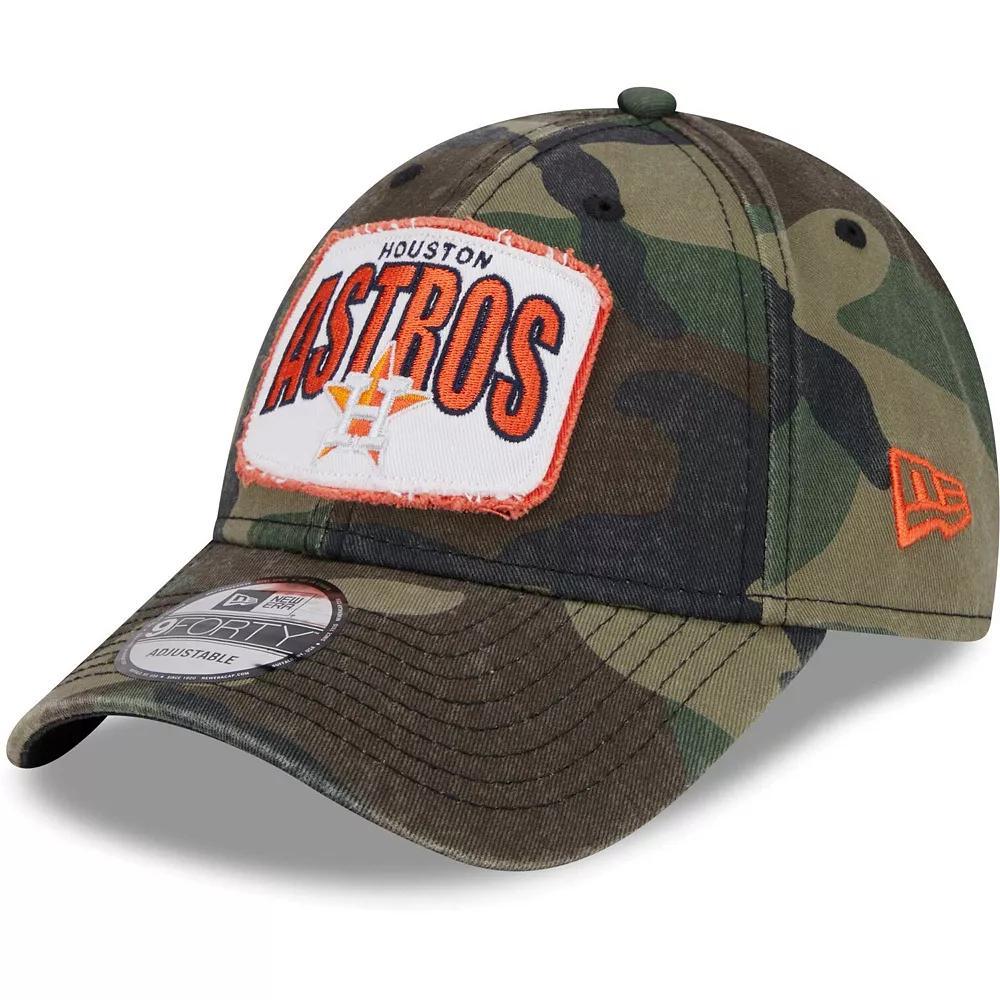 Men's New Era Camo Houston Astros Gameday 9FORTY Adjustable Hat, Green Product Image