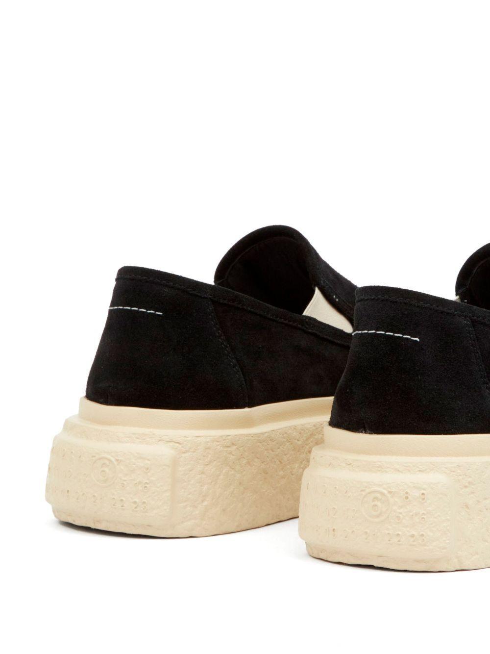 numbers-motif slip-on sneakers Product Image