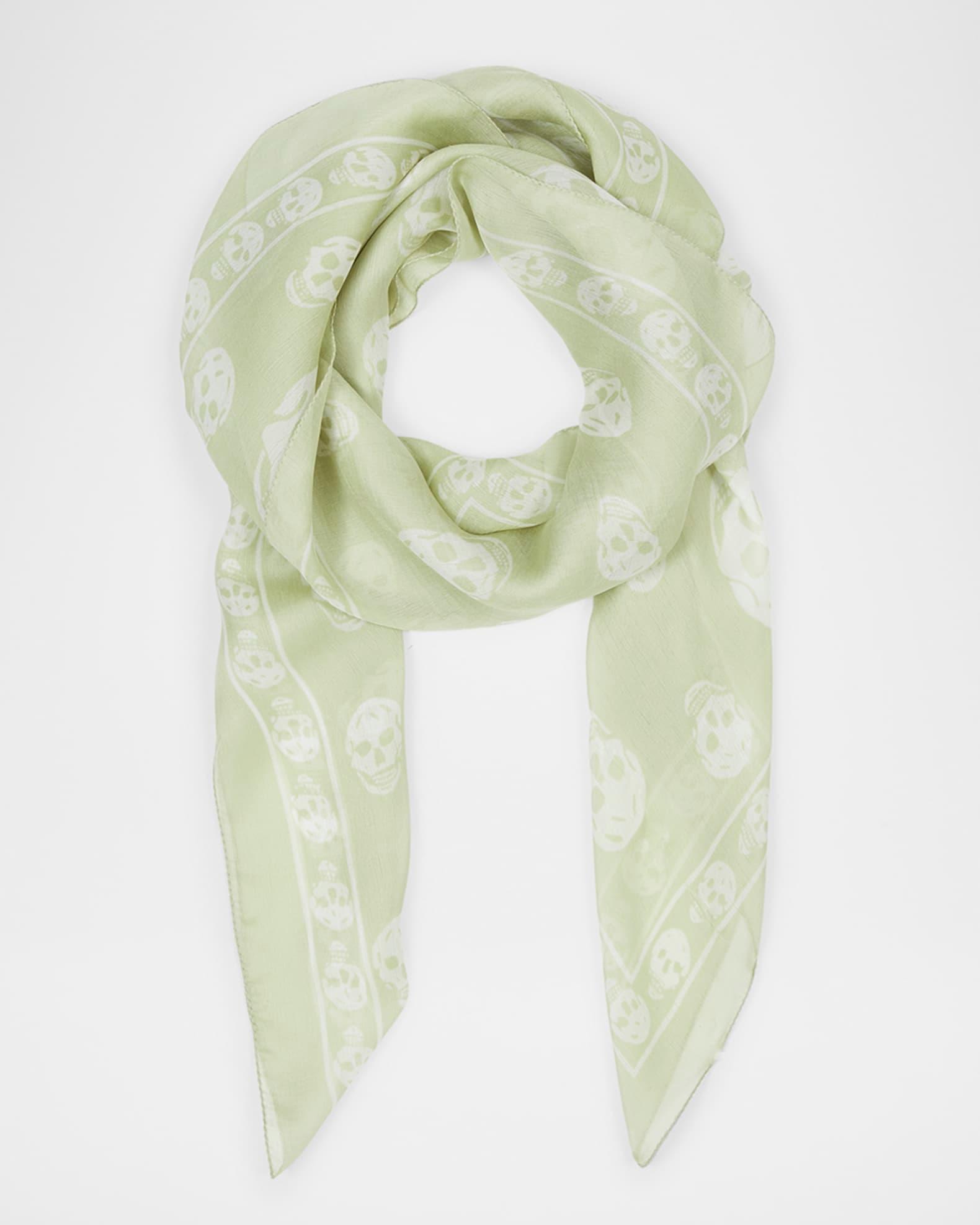 Classic Skull Silk Scarf Product Image