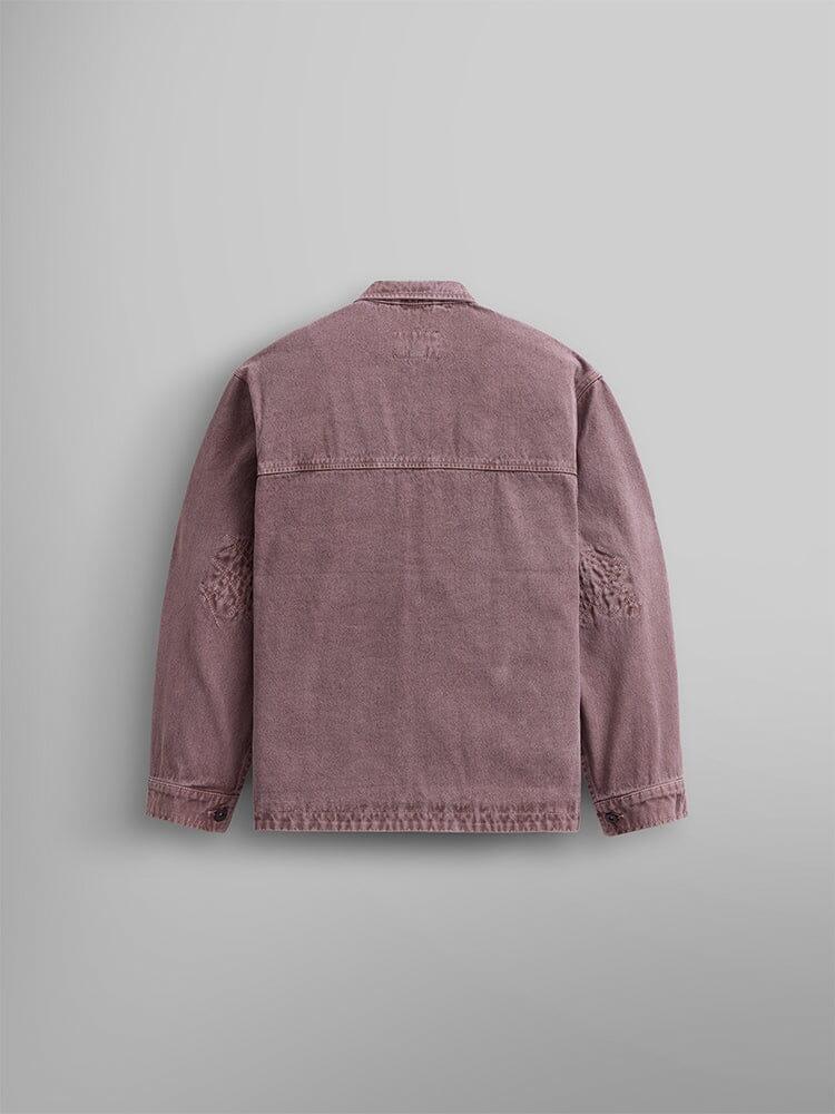 WOMEN'S CANVAS CHORE COAT - CLASSIC BUTTON-DOWN - DUSTY PURPLE / M Product Image