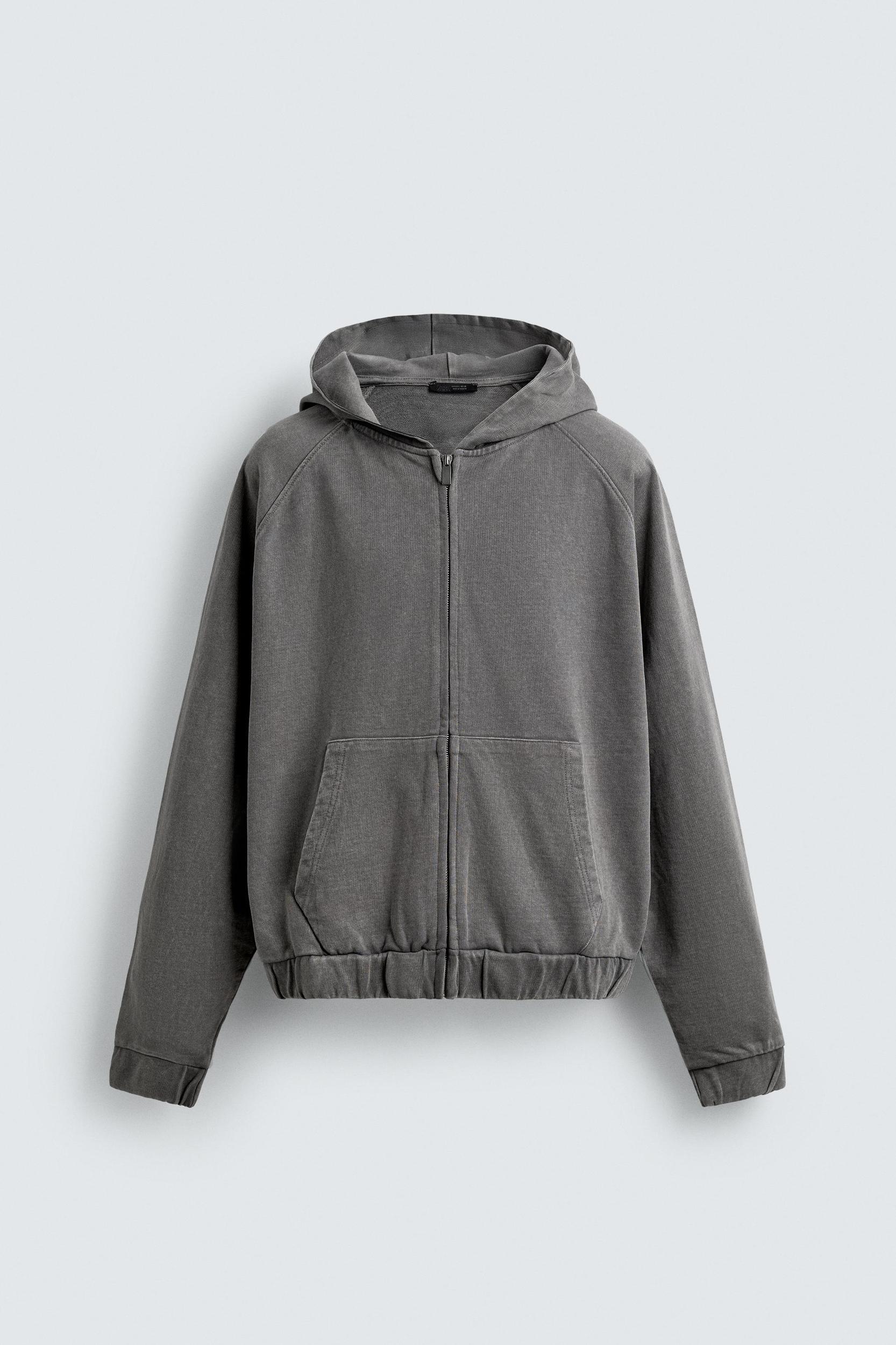 BOXY FIT HOODIE SWEATSHIRT Product Image
