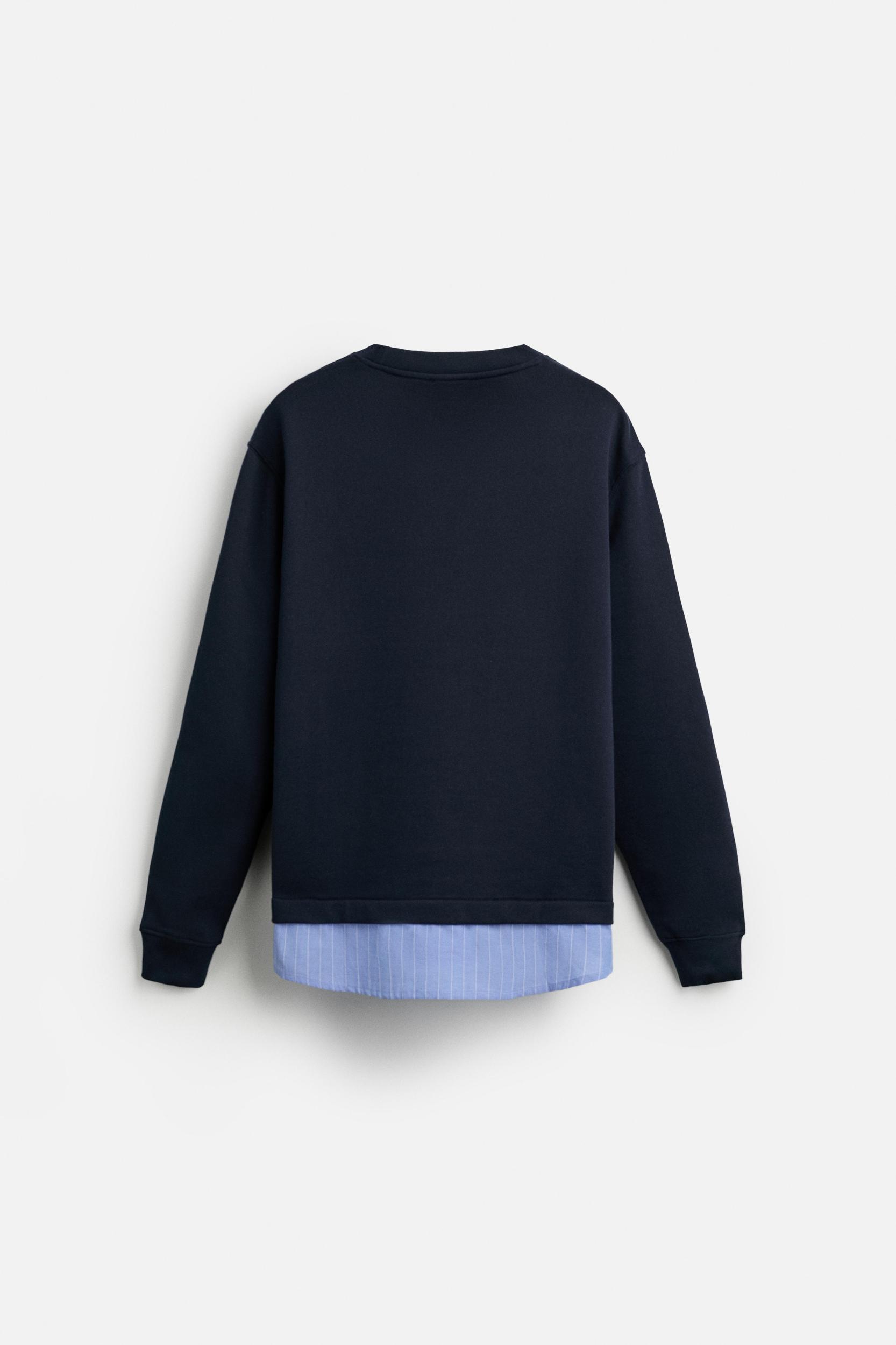 CONTRASTING HEM SWEATSHIRT Product Image