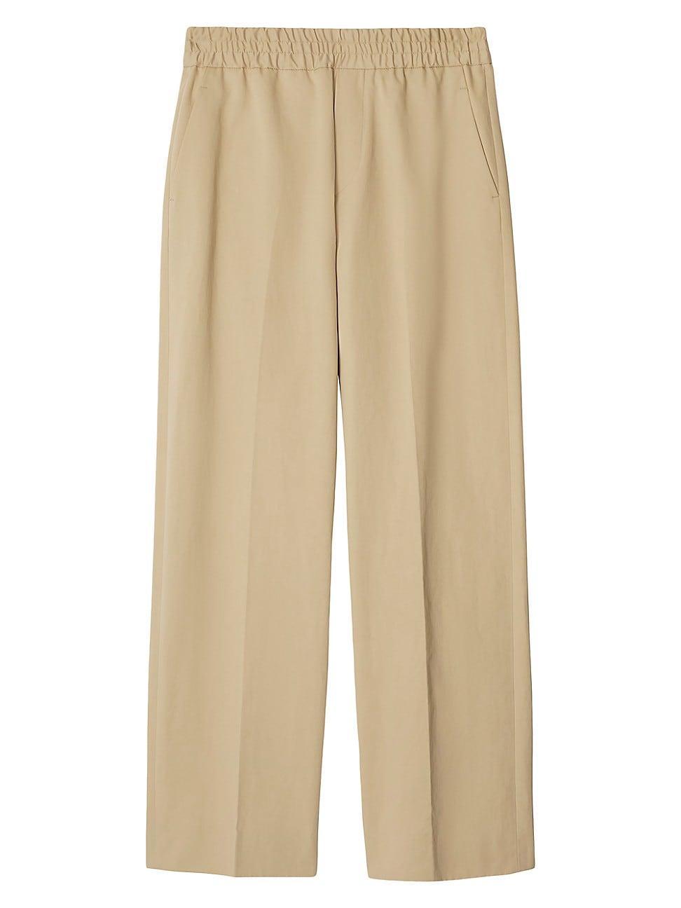 Womens Creased Pull-On Pants Product Image