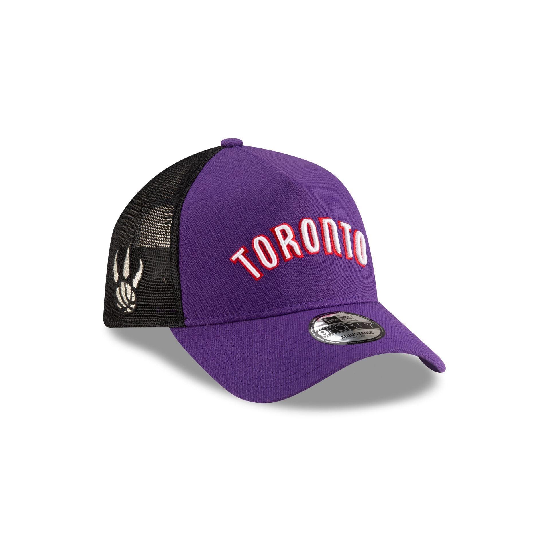 Toronto Raptors Classic Edition 9FORTY A-Frame Trucker Hat Male Product Image