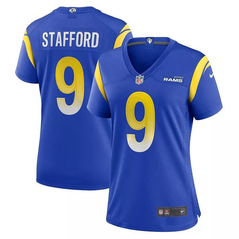 Women's Nike Matthew Stafford Royal Los Angeles Rams Game Jersey, Size: Small, Blue Product Image