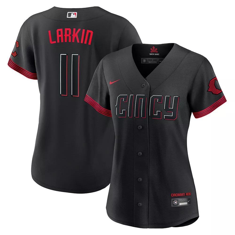 Women's Nike Navy Cleveland Guardians Alternate Official Replica Jersey, Size: Medium, Grd Blue Product Image