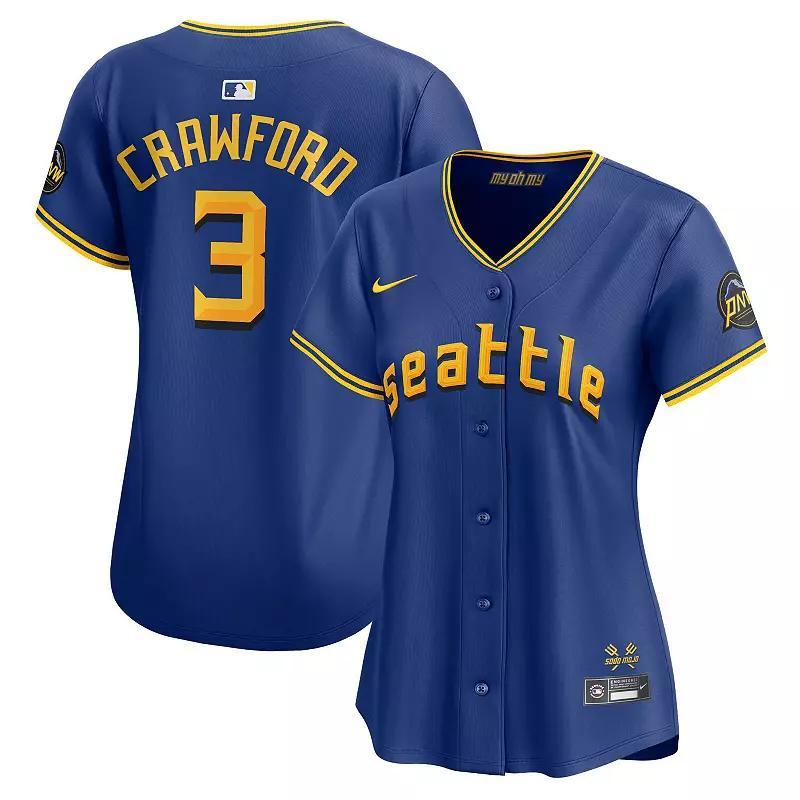 Womens Nike J.P. Crawford Royal Seattle Mariners City Connect Limited Player Jersey Product Image