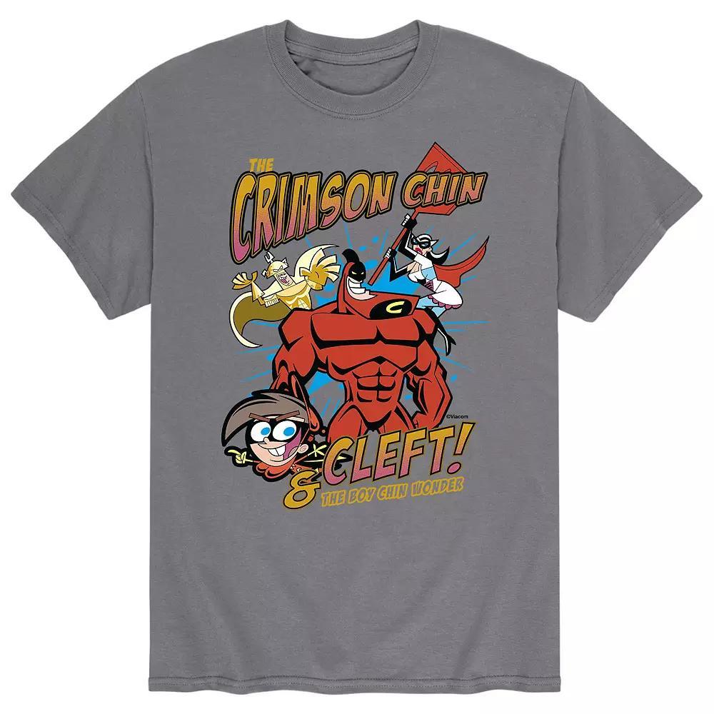 Mens Fairly Odd Parents Crimson Chin & Cleft Tee Product Image