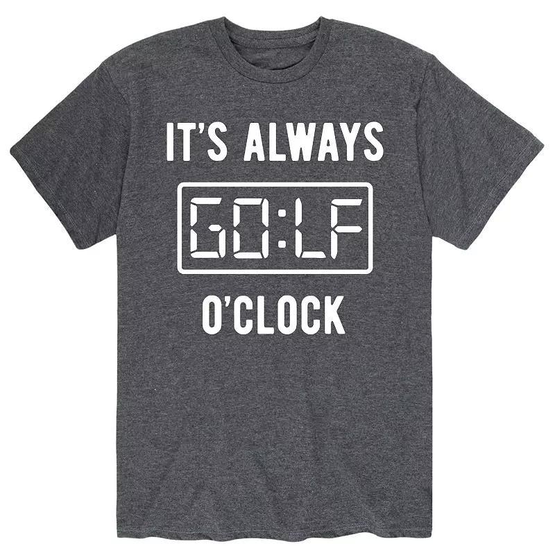 Men's It's Always Golf O'Clock Tee, Size: XL, Gray Product Image