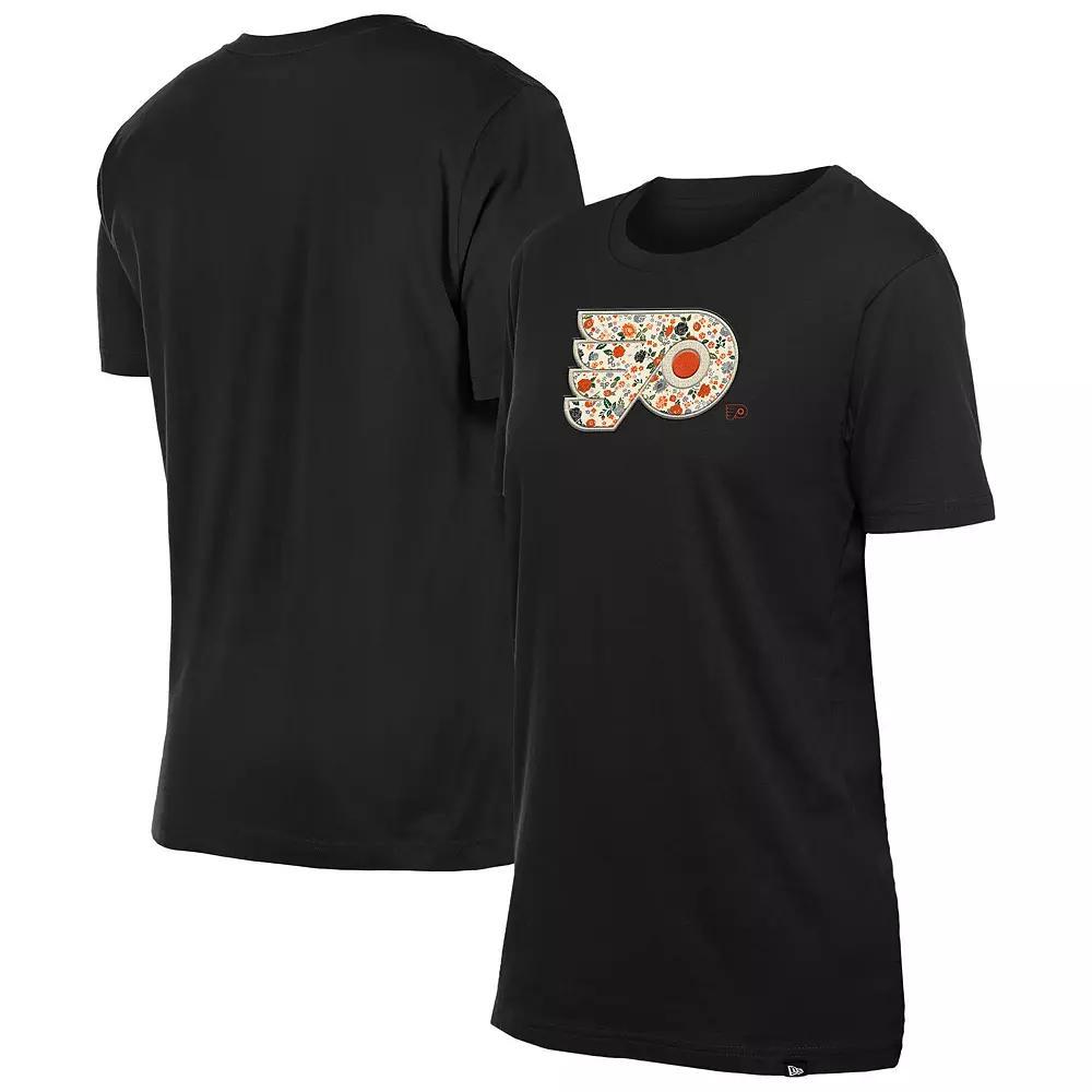 Women's New Era  Red Carolina Hurricanes Glam Game Floral T-Shirt, Size: Large Product Image