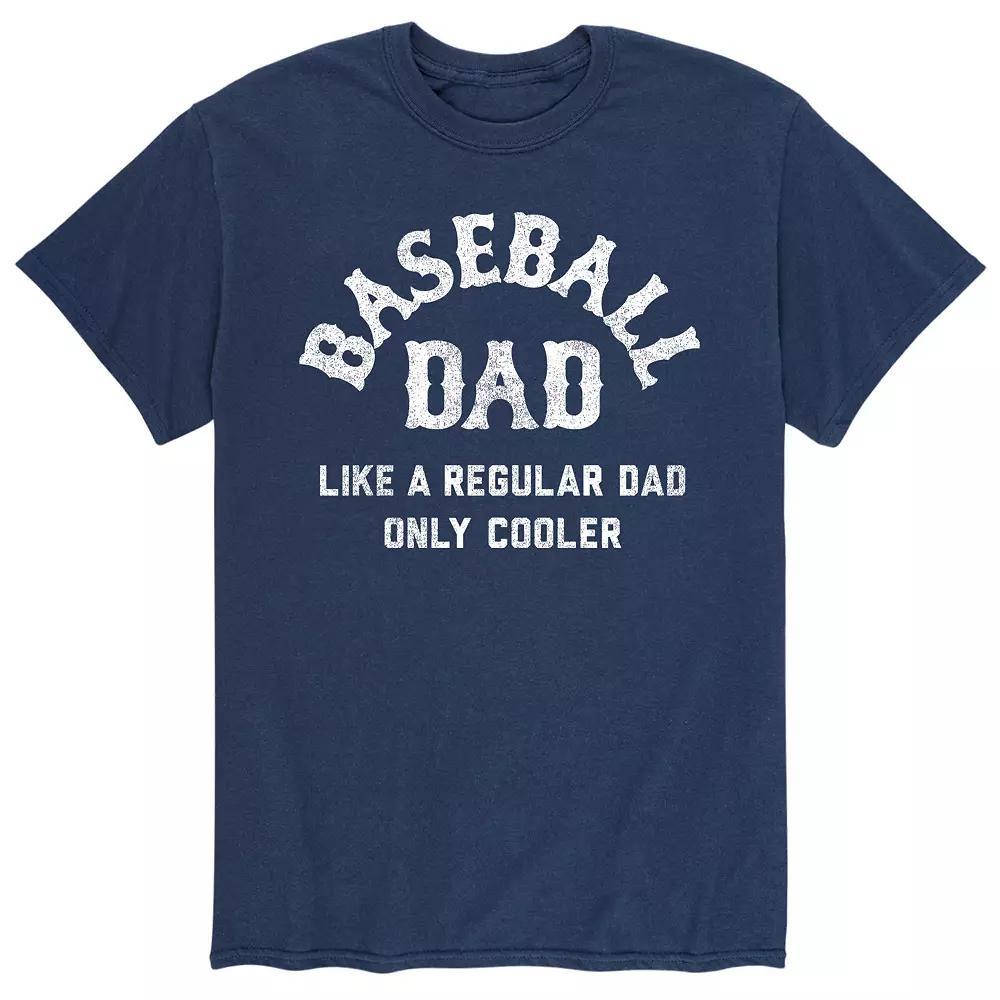 Mens Baseball Dad Like A Regular Dad Tee Product Image