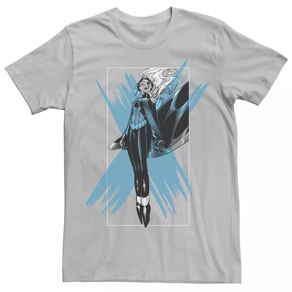 Men's Marvel X-Men Storm Color Pop Box Tee, Size: Medium, Silver Product Image