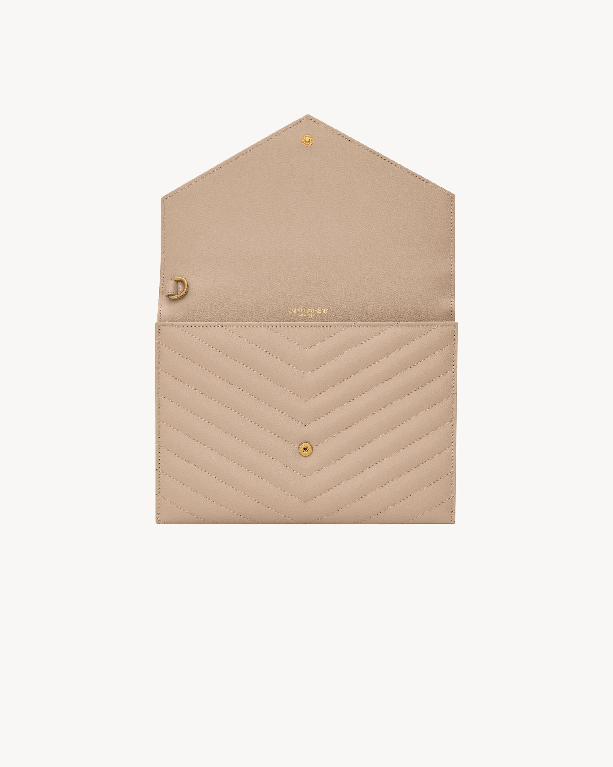 CASSANDRE MATELASSÉ FLAP POUCH in grain de poudre leather Product Image