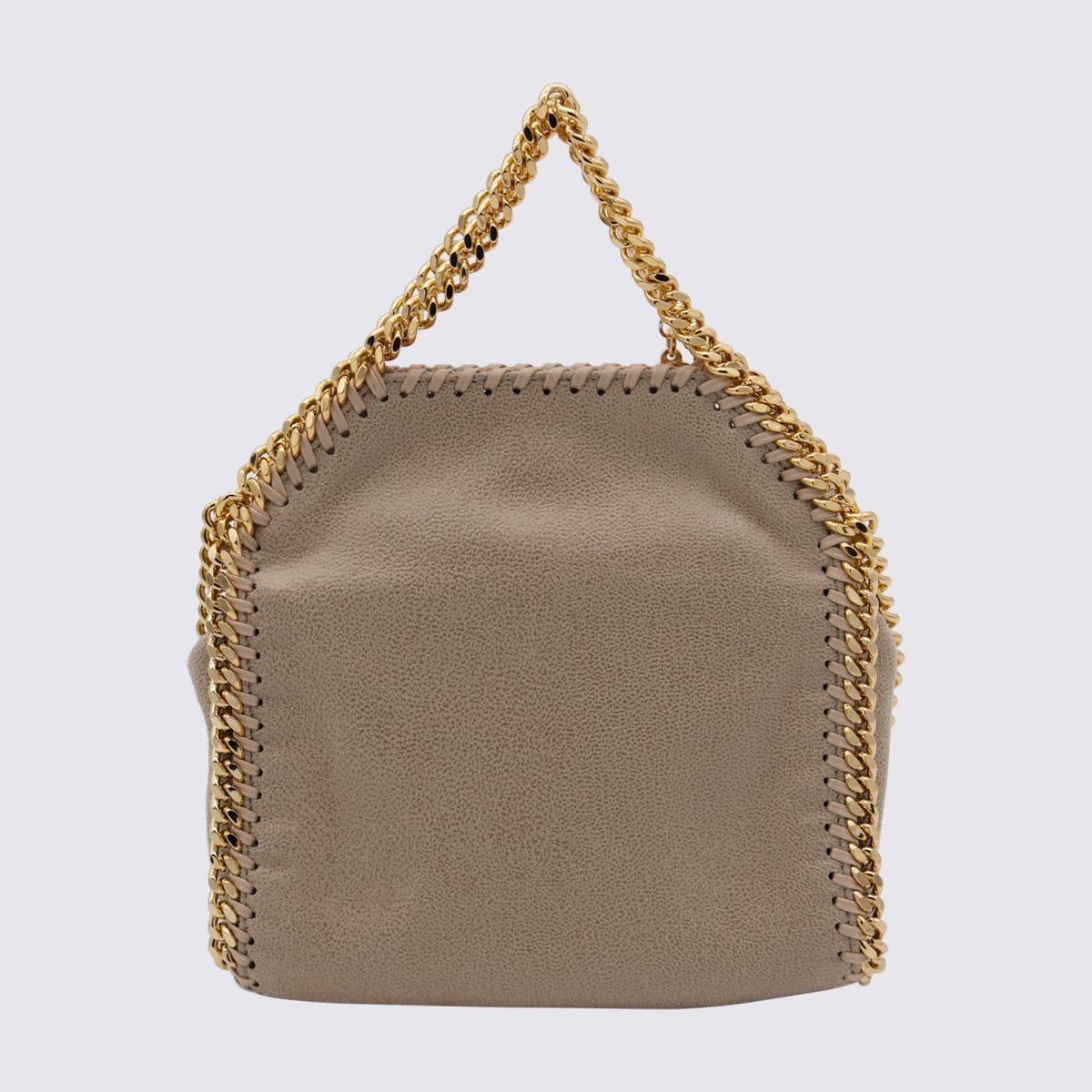 STELLA MCCARTNEY Cream Faux Leather Micro Falabella Tote Bag In Butter Cream Product Image