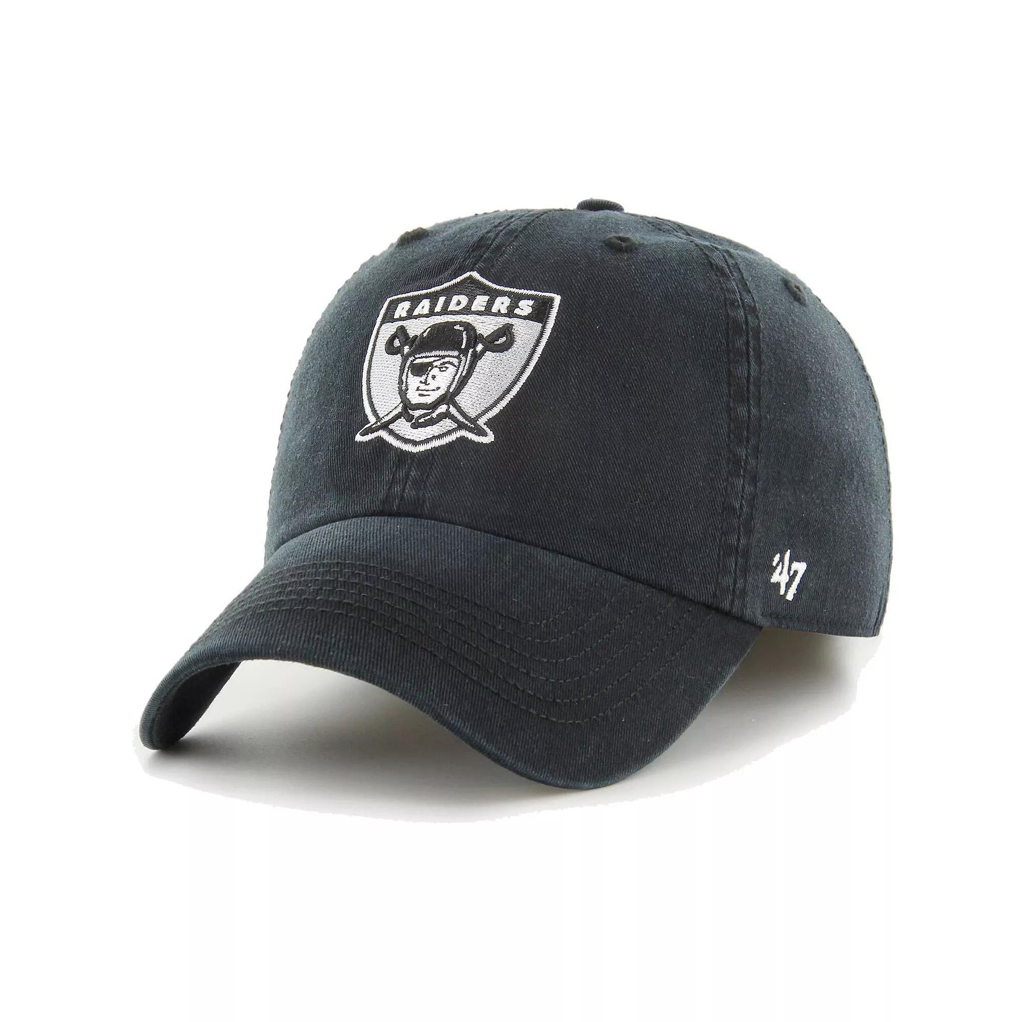 Men's '47 Black Las Vegas Raiders Gridiron Classics Franchise Legacy Fitted Hat, Size: XL, Lvr Black Product Image