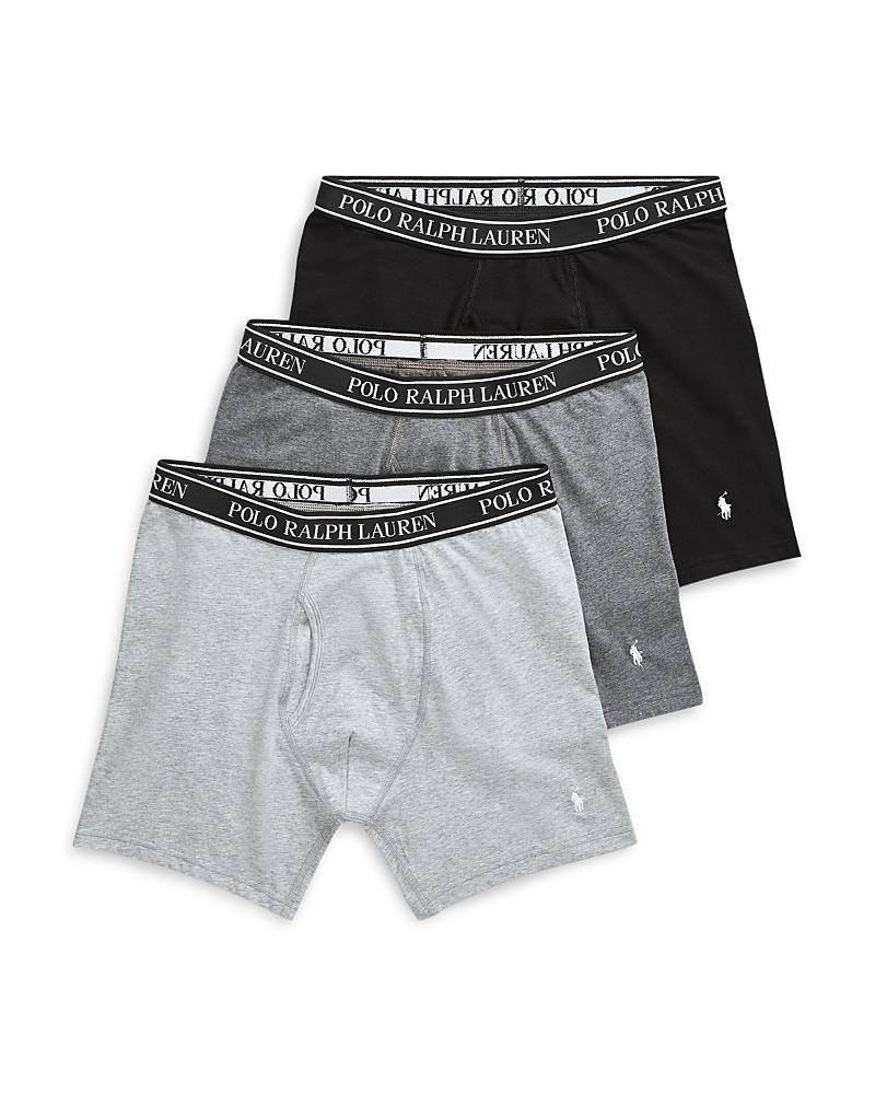 Polo Ralph Lauren Stretch Cotton Boxer Briefs - Pack of 3 Product Image