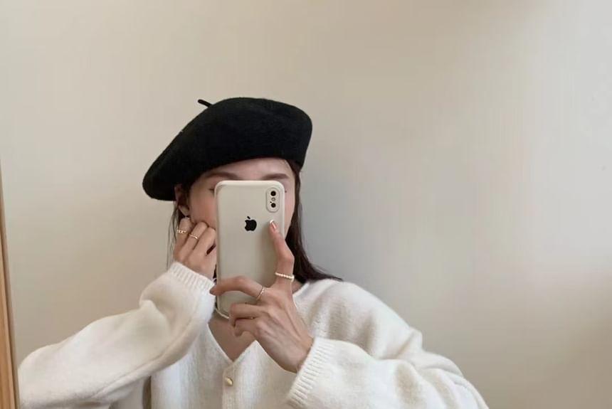 V-Neck Toggle Cardigan Product Image