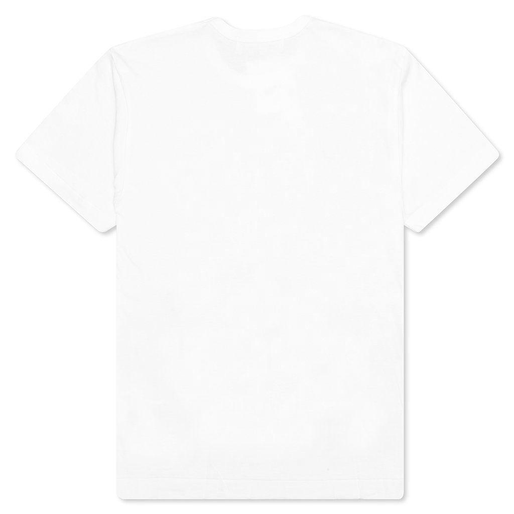 Red Multi Logo S/S T-Shirt - White Male Product Image
