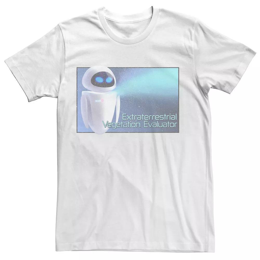 Big & Tall Wall-E Veggie Evaluator Poster Tee, Men's, Size: 4XL, White Product Image