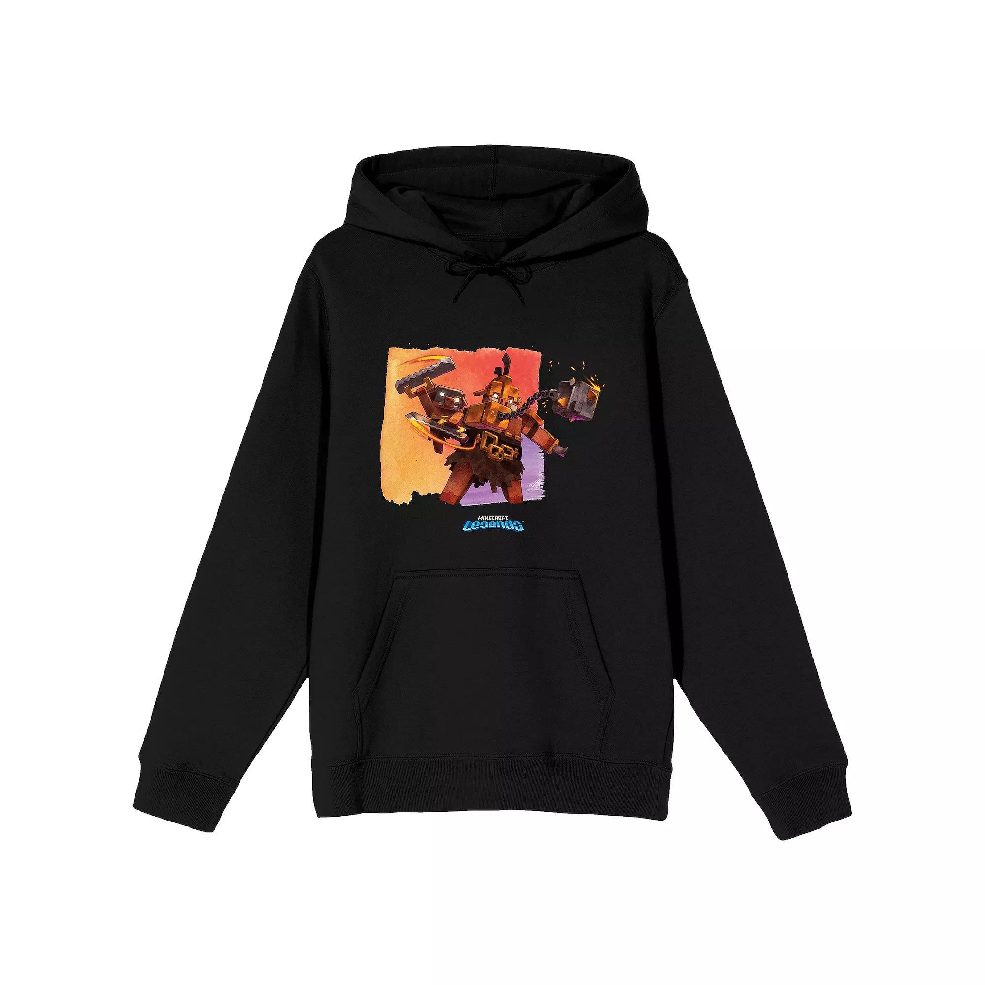 Men's Minecraft Legends Portal Graphic Hoodie, Size: Medium, Black Product Image