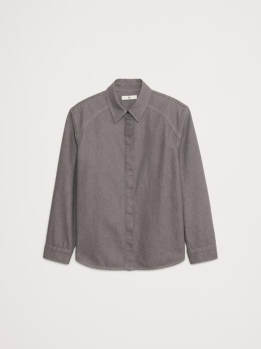 Tailored Denim Overshirt Product Image