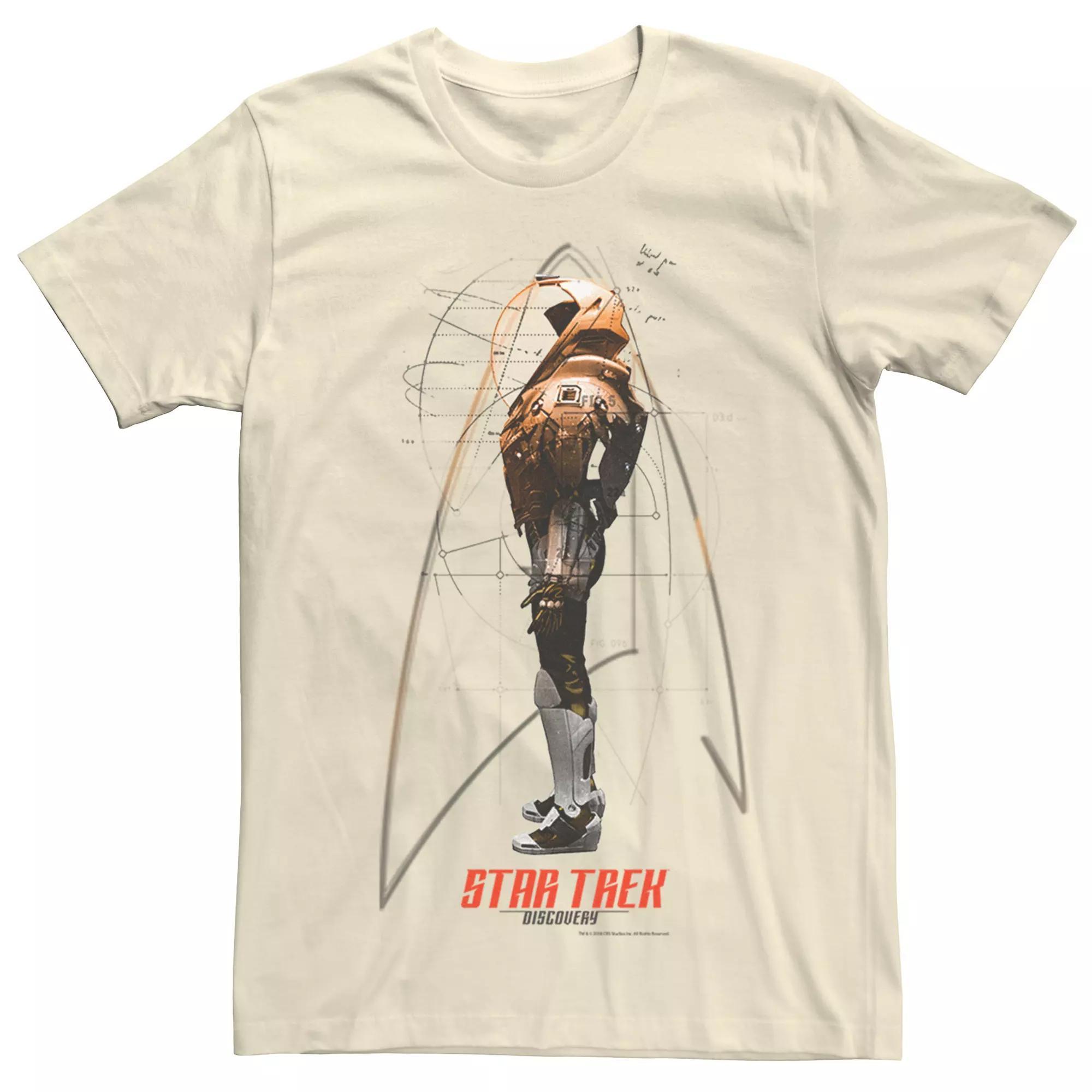 Men's Star Trek Discovery The Suit Graphic Tee, Size: Medium, Natural Product Image